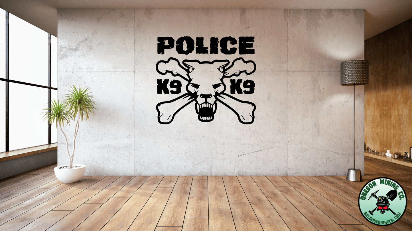 Police K9 Vinyl Decal