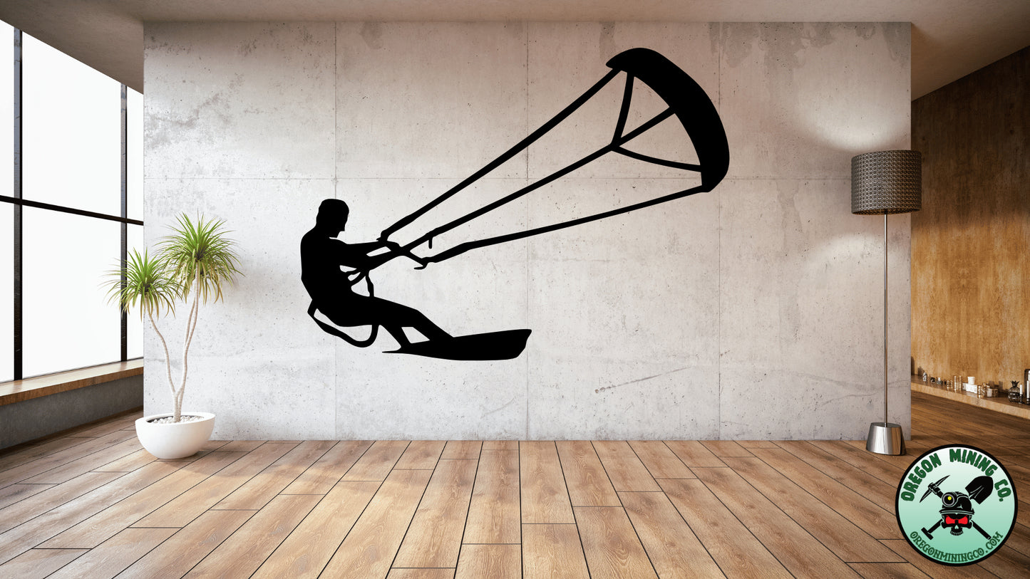 Kite Surfer Vinyl Decal