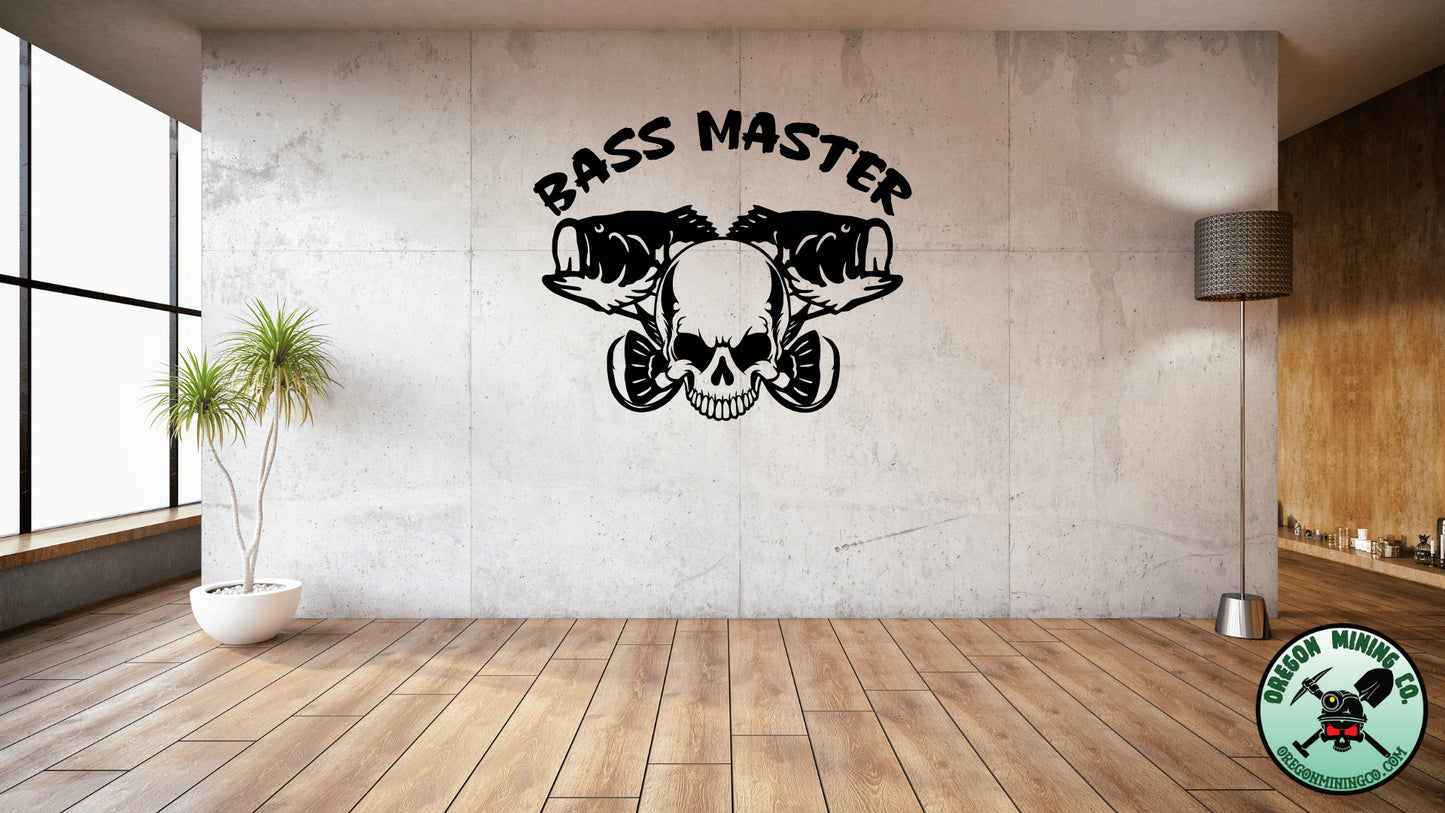 Bass Master Vinyl Decal