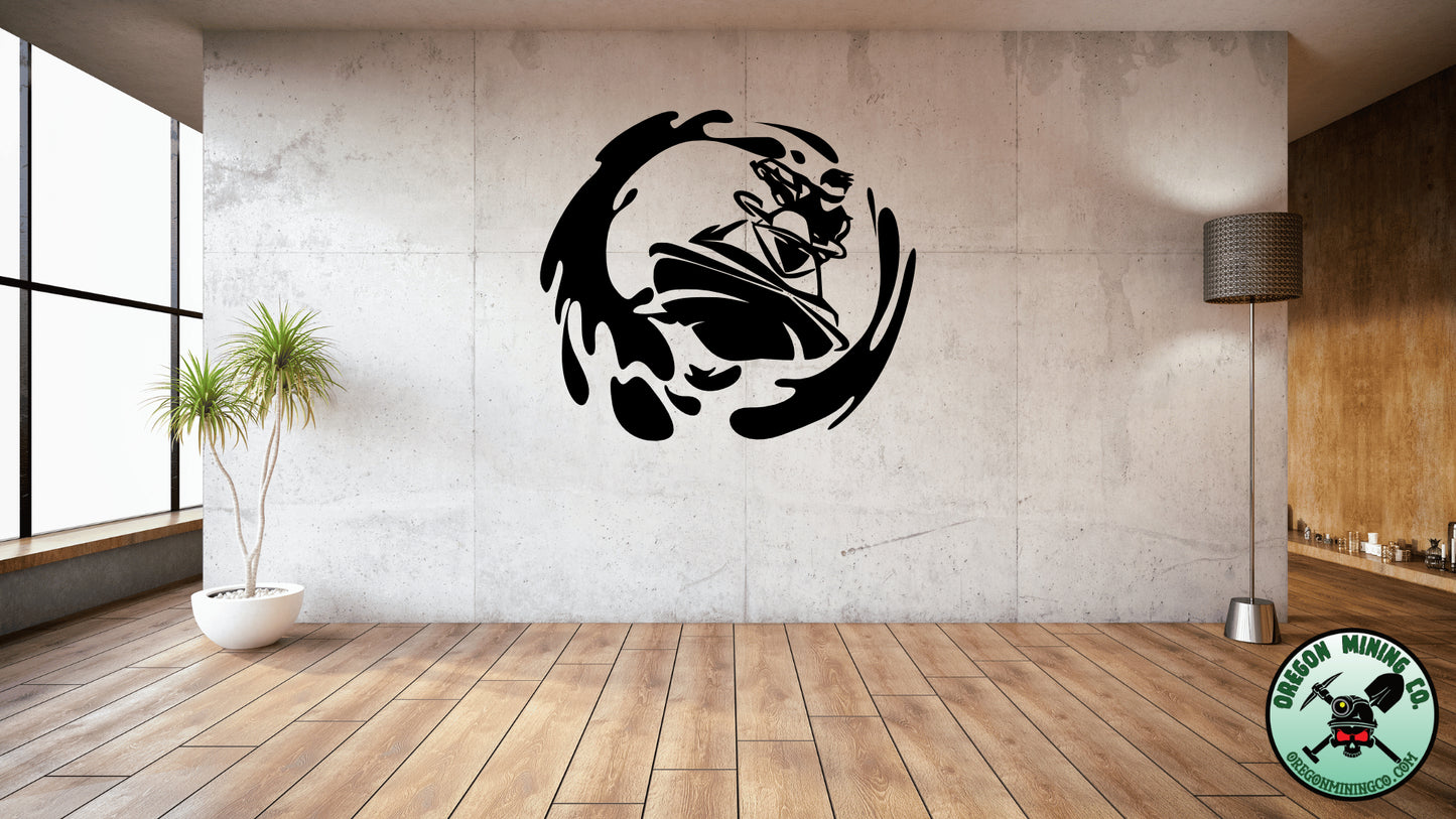 Wave Runner Splash, Vinyl Decal