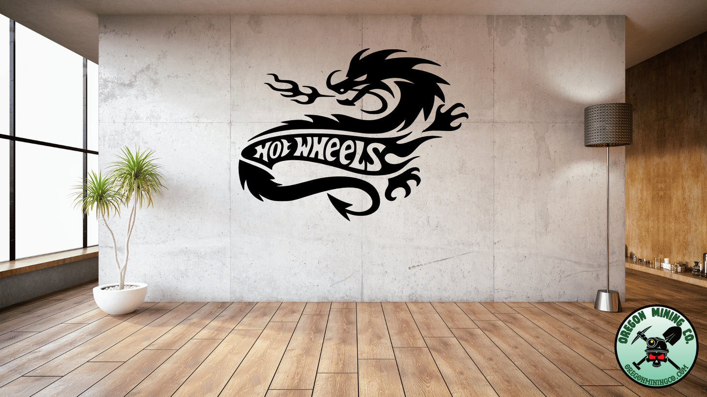 Hot Wheels Dragon, Auto Vinyl Decal