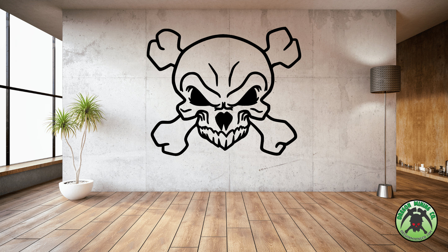 Skull & Bones Vinyl Decal