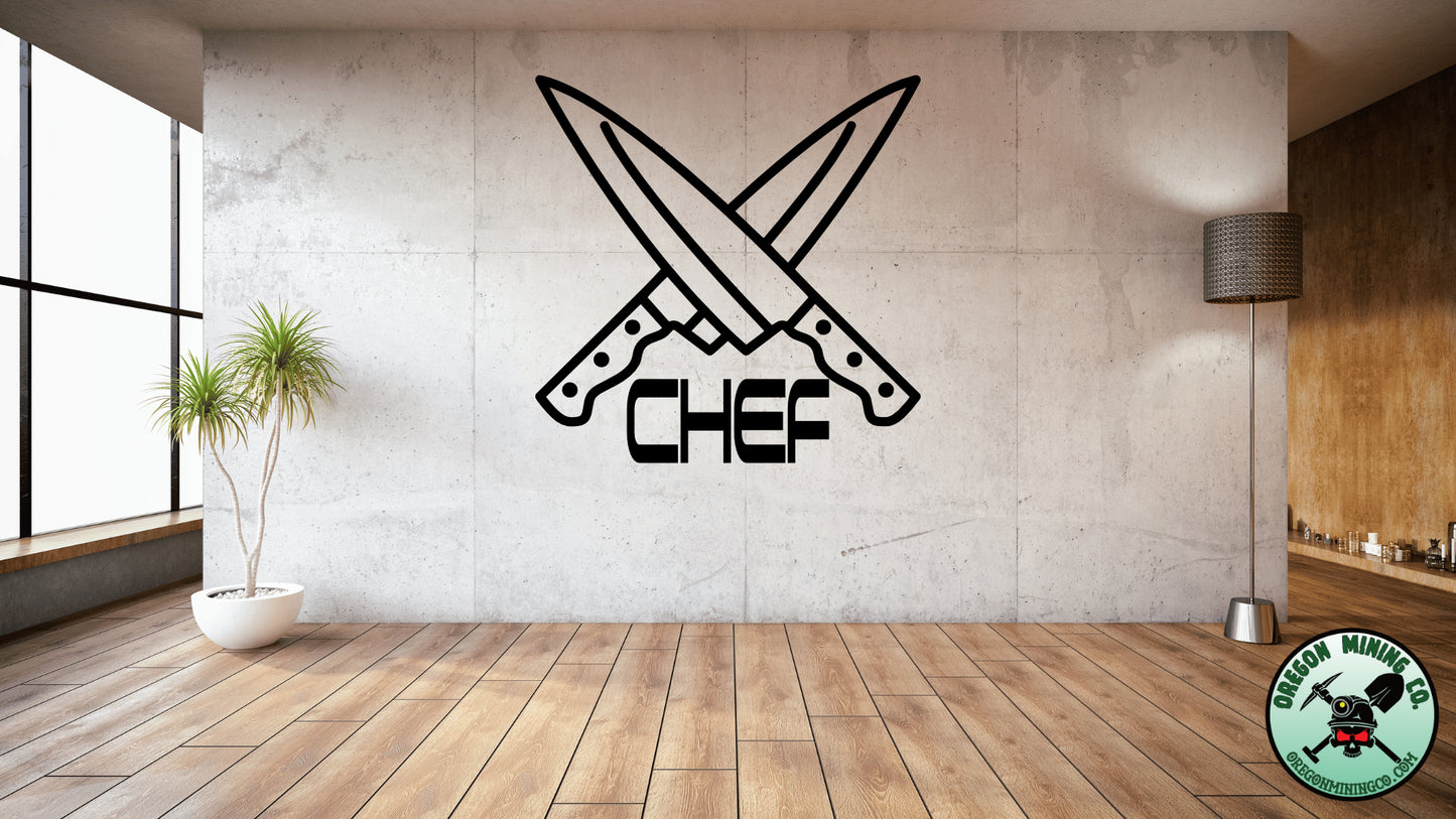 Chef Vinyl Decal