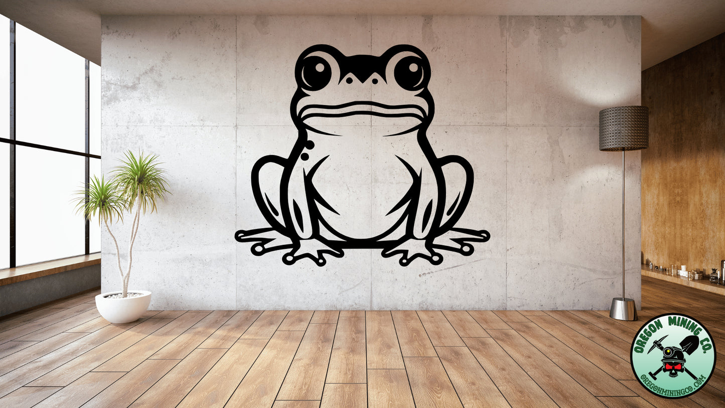 Frog Vinyl Decal