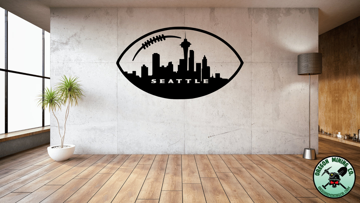 Seattle Football Vinyl Decal