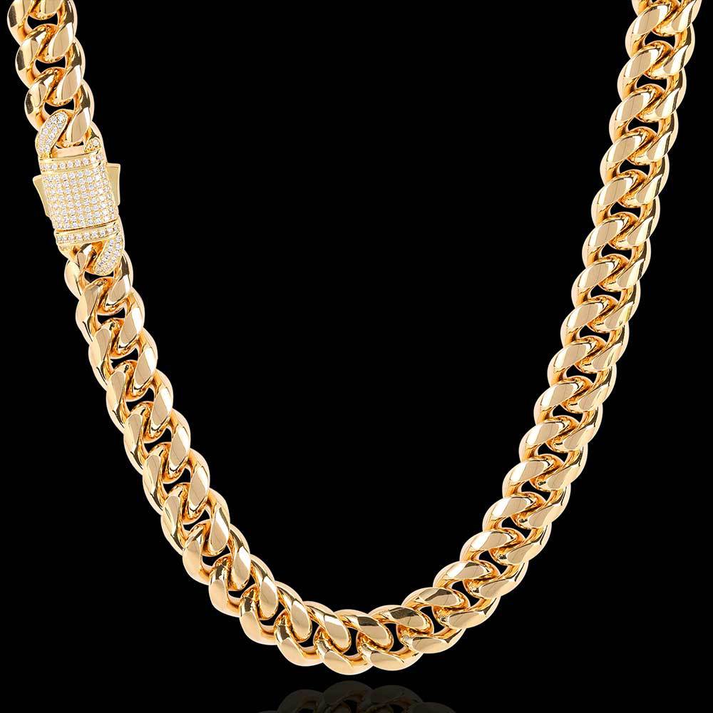 Stainless Steel Cuban Link Chain Necklace