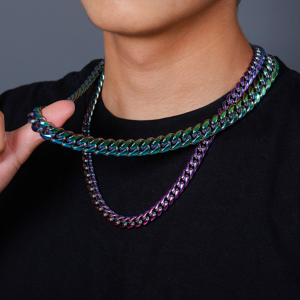 Trendy Hardened Color Necklace