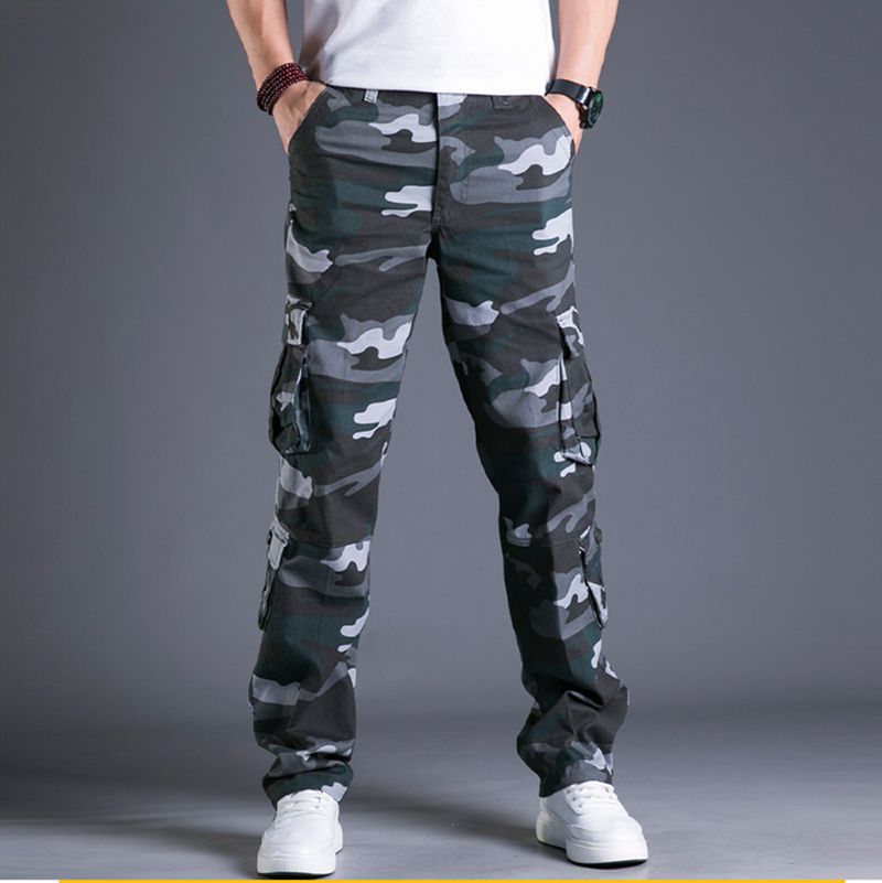 Men's Straight Camouflage Pants