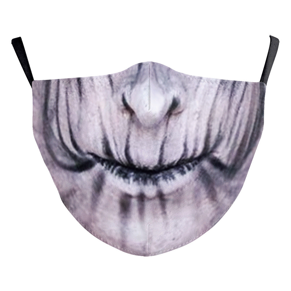 Halloween Double Layer Dust Mask