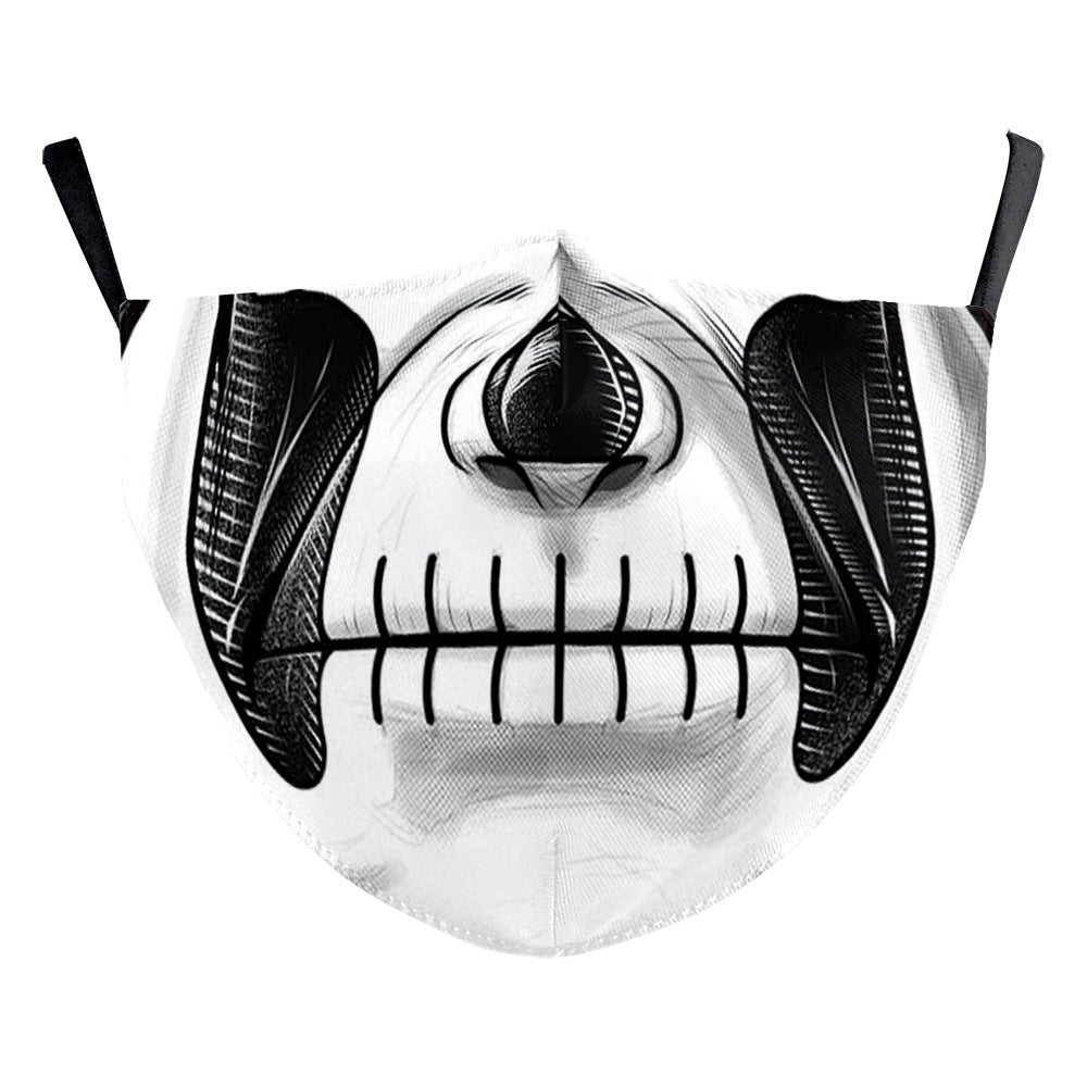 Halloween Double-layer Dust Mask