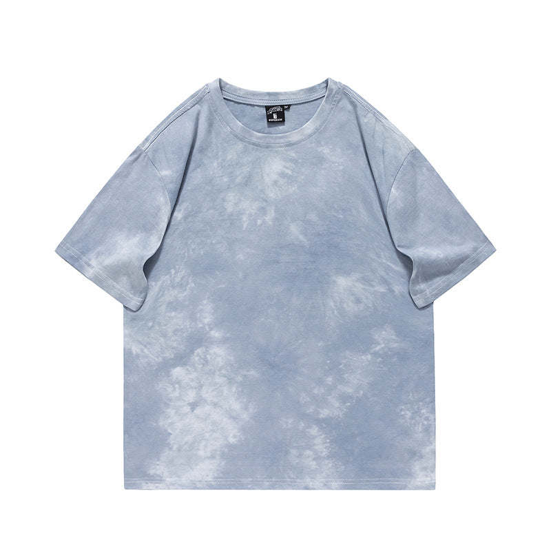 Cotton Short Sleeve Tie-dye Design Fashionable T-shirts