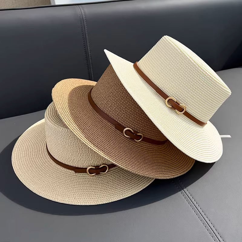 Flat Straw Hat