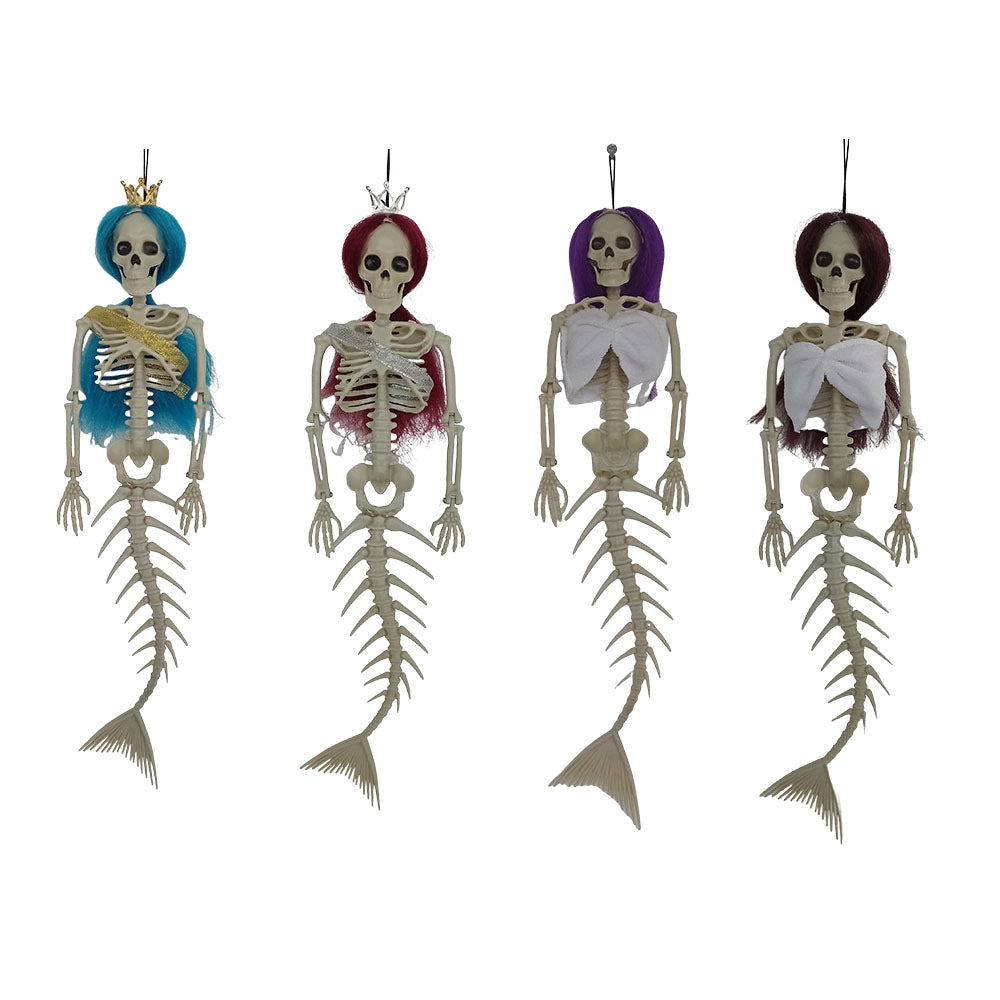 Hanging Mermaid Skeleton