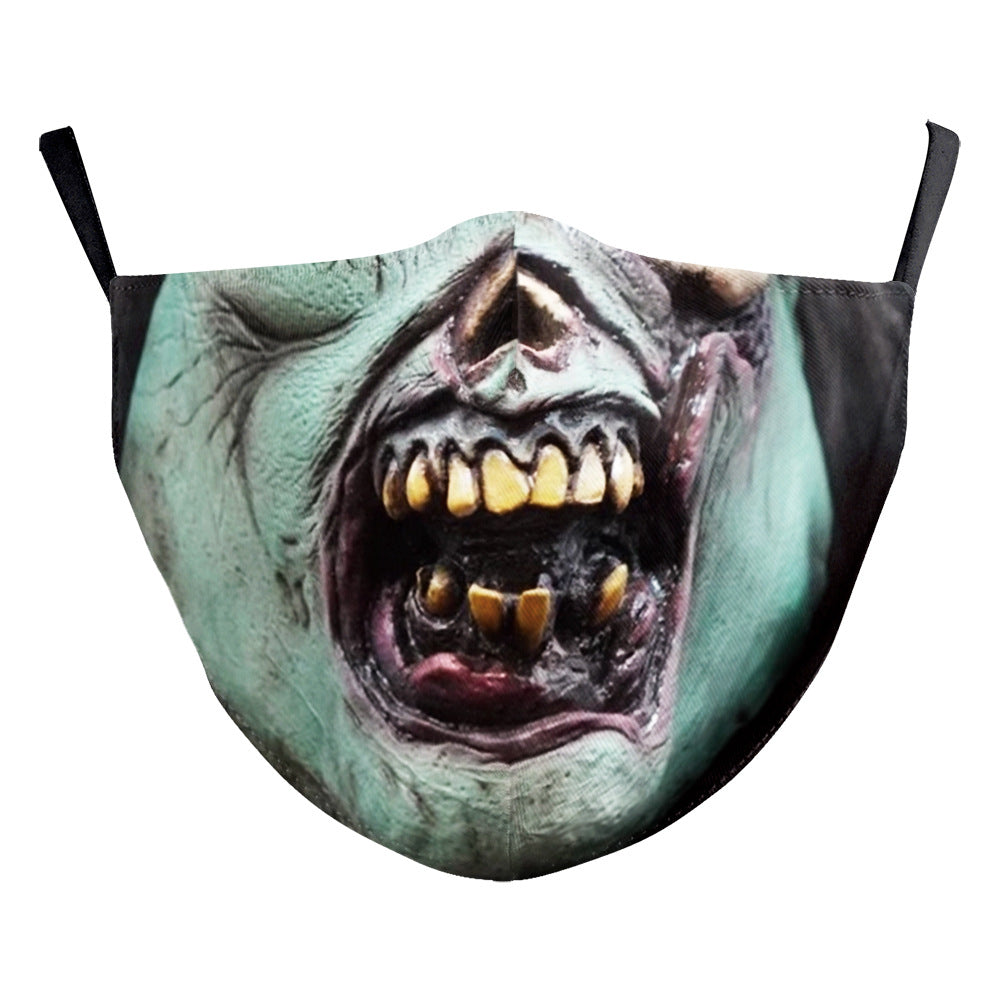 Halloween Double-layer Dust Mask