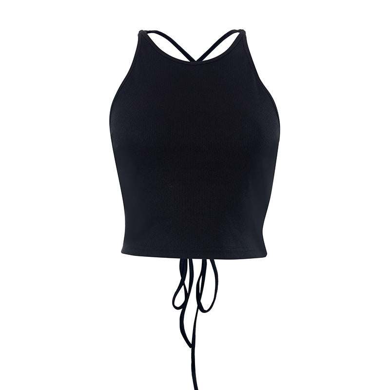 Sleeveless Strap Bare Back Camisole