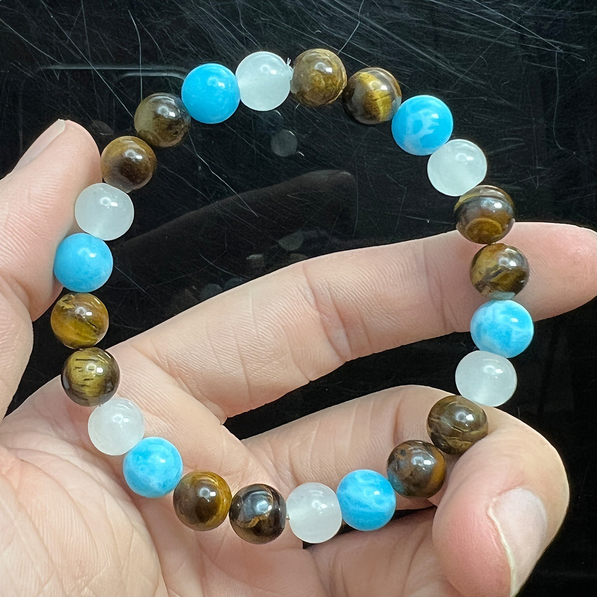 Versatile Tiger Eye Stone Beaded Bracelet