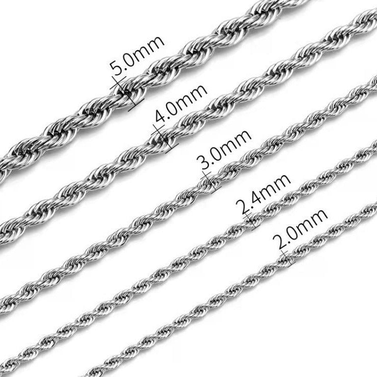 Stainless Steel Twist Chain