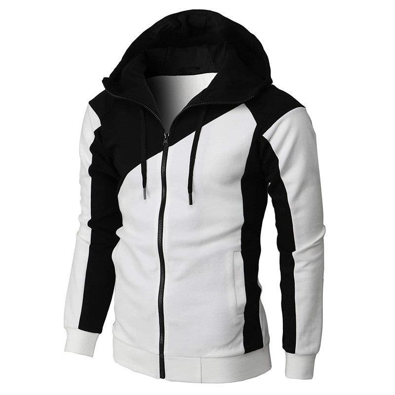 Zipper Coat Hooded Sweater