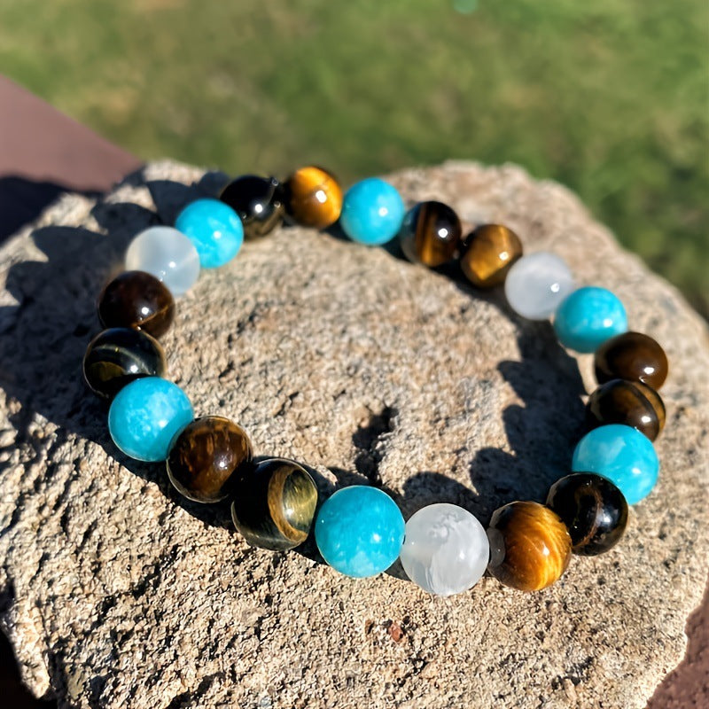 Versatile Tiger Eye Stone Beaded Bracelet