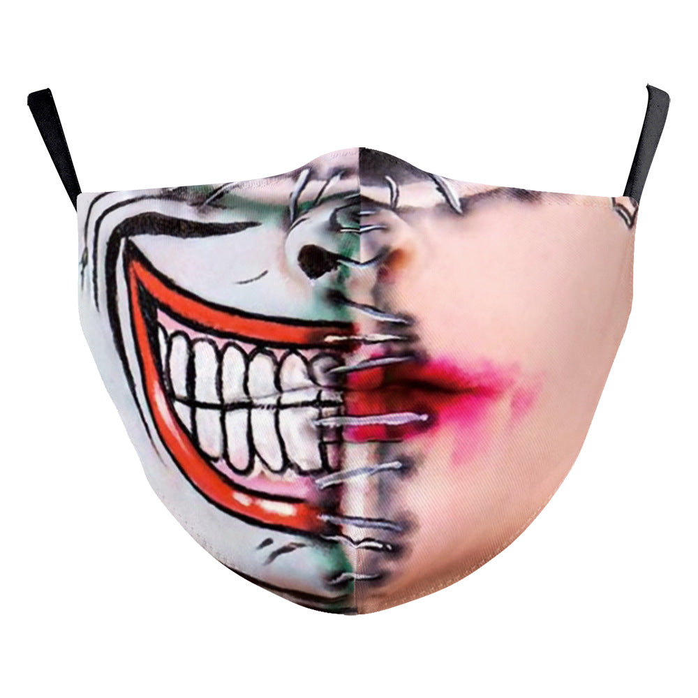 Halloween Double Layer Dust Mask