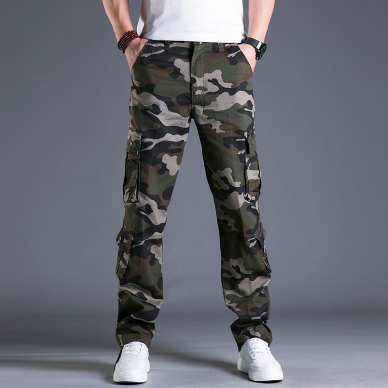 Men's Straight Camouflage Pants