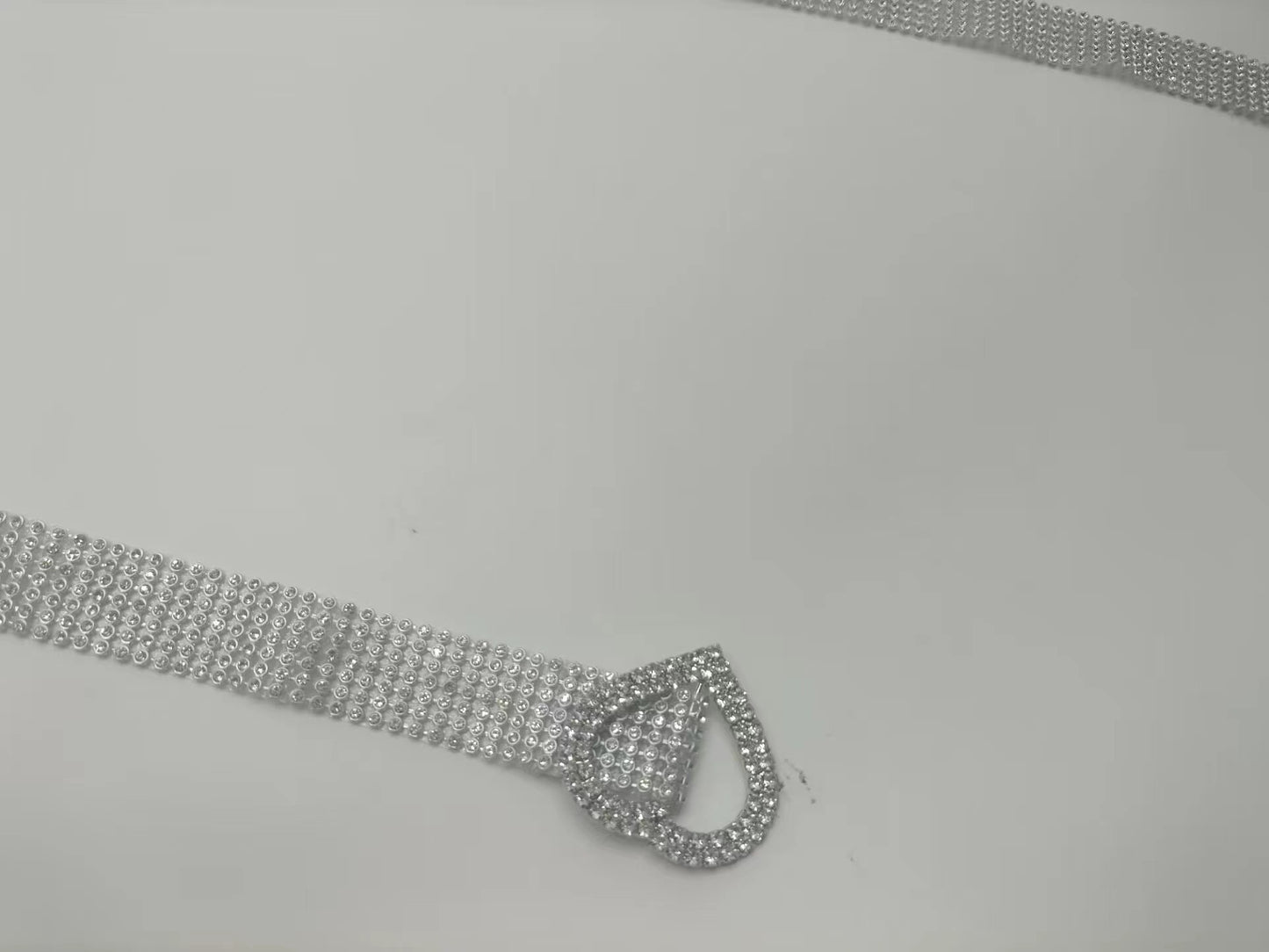 Fashion Diamonds Over Rhinestone Belt