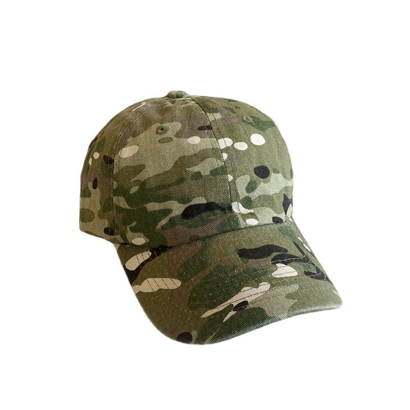 Camouflage Peaked Cap Cotton Versatile Casual