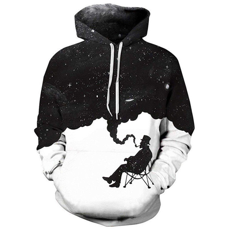 Artistic Color Ink Digital Printed Hoodie