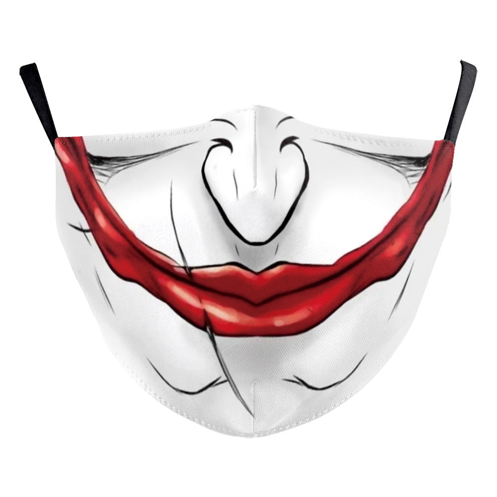 Halloween Double-layer Dust Mask