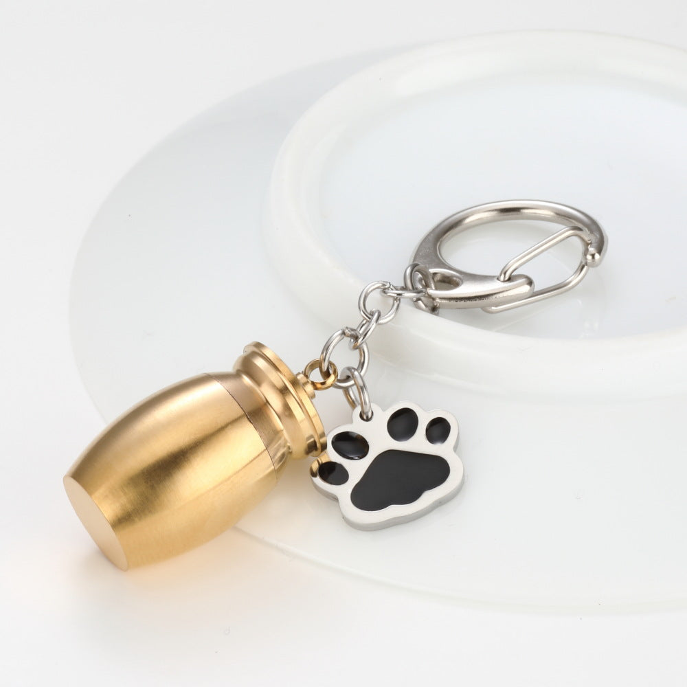 Pet Urn Bottle Keychain