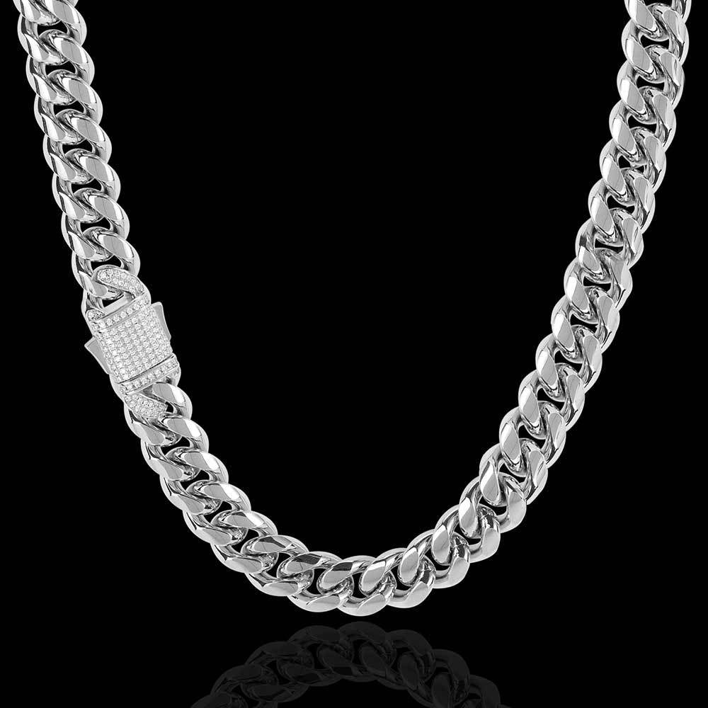 Stainless Steel Cuban Link Chain Necklace