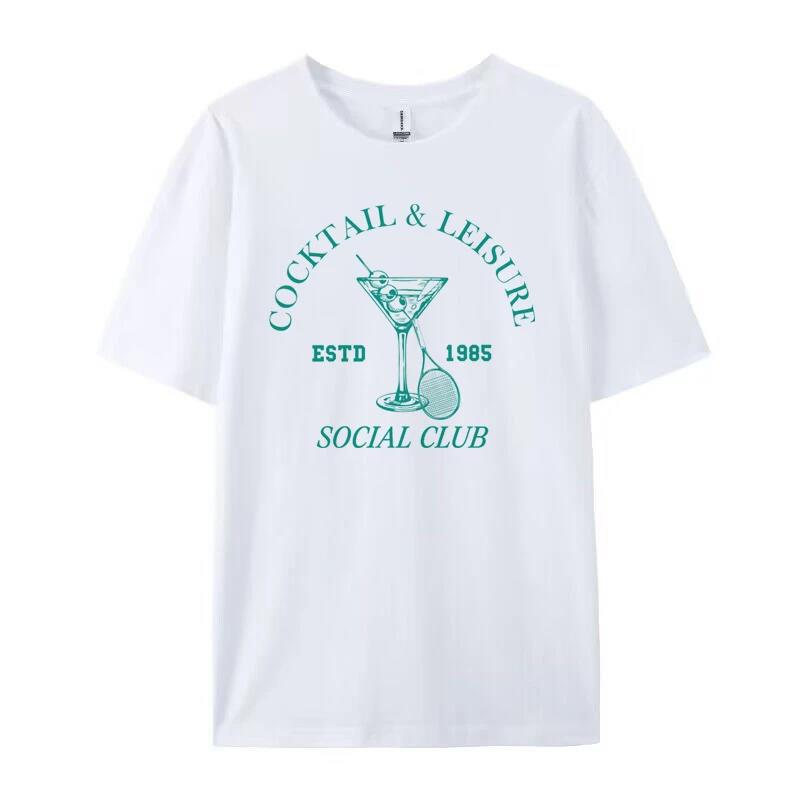 Cocktail Leisure Retro Graphic Tees