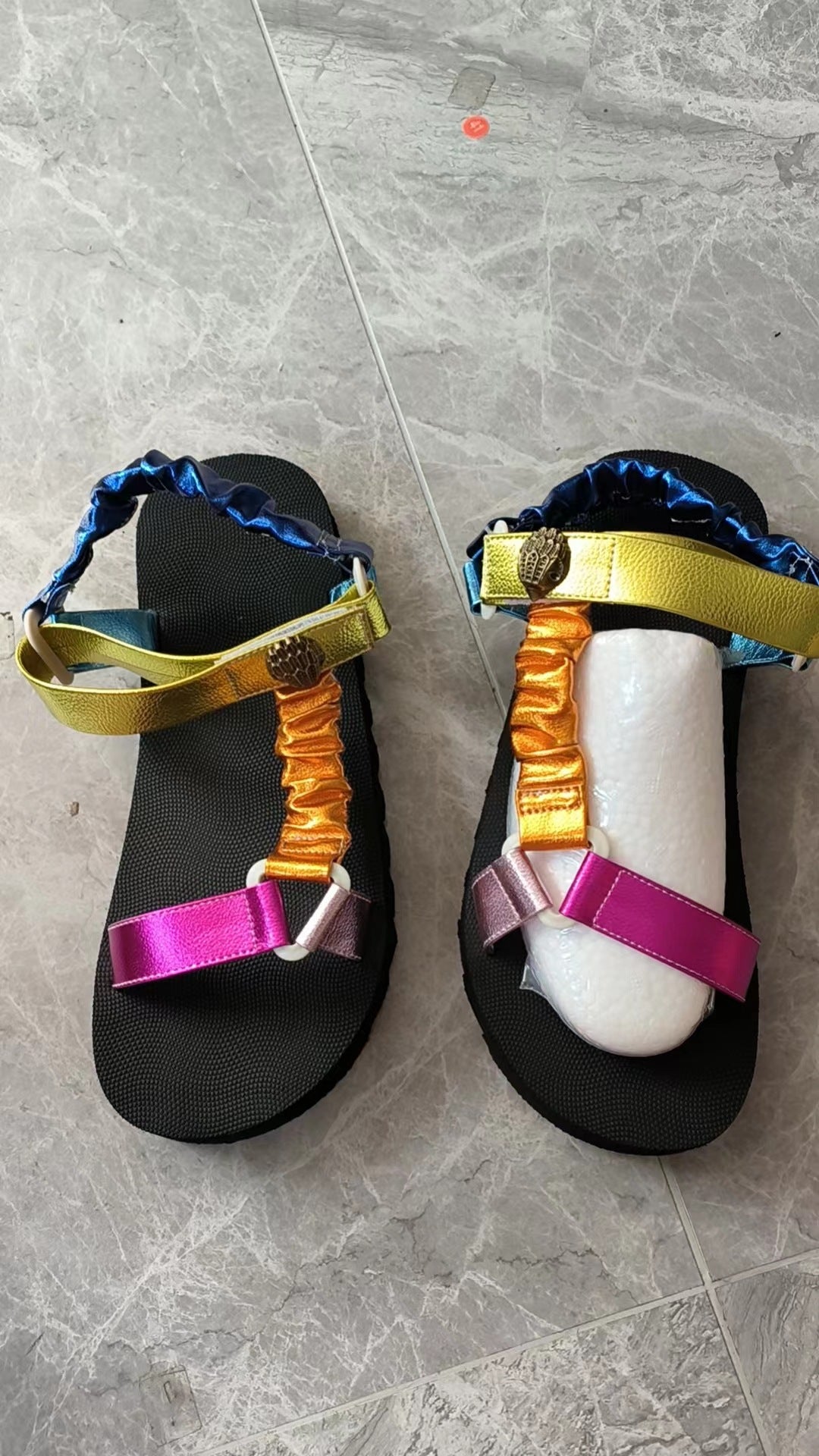 Thick Bottom Velcro Beach Sandals