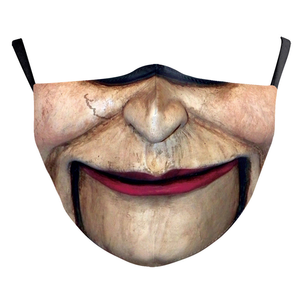 Halloween Double-layer Dust Mask