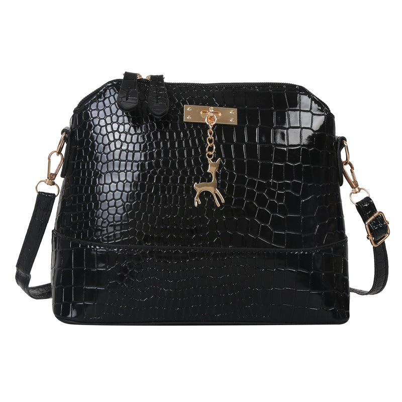 Casual Large Capacity Solid Color Crossbody Bag