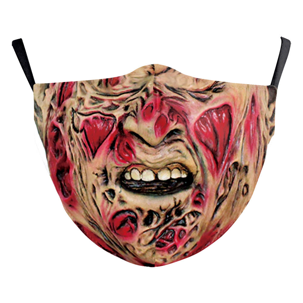 Halloween Double-layer Dust Mask