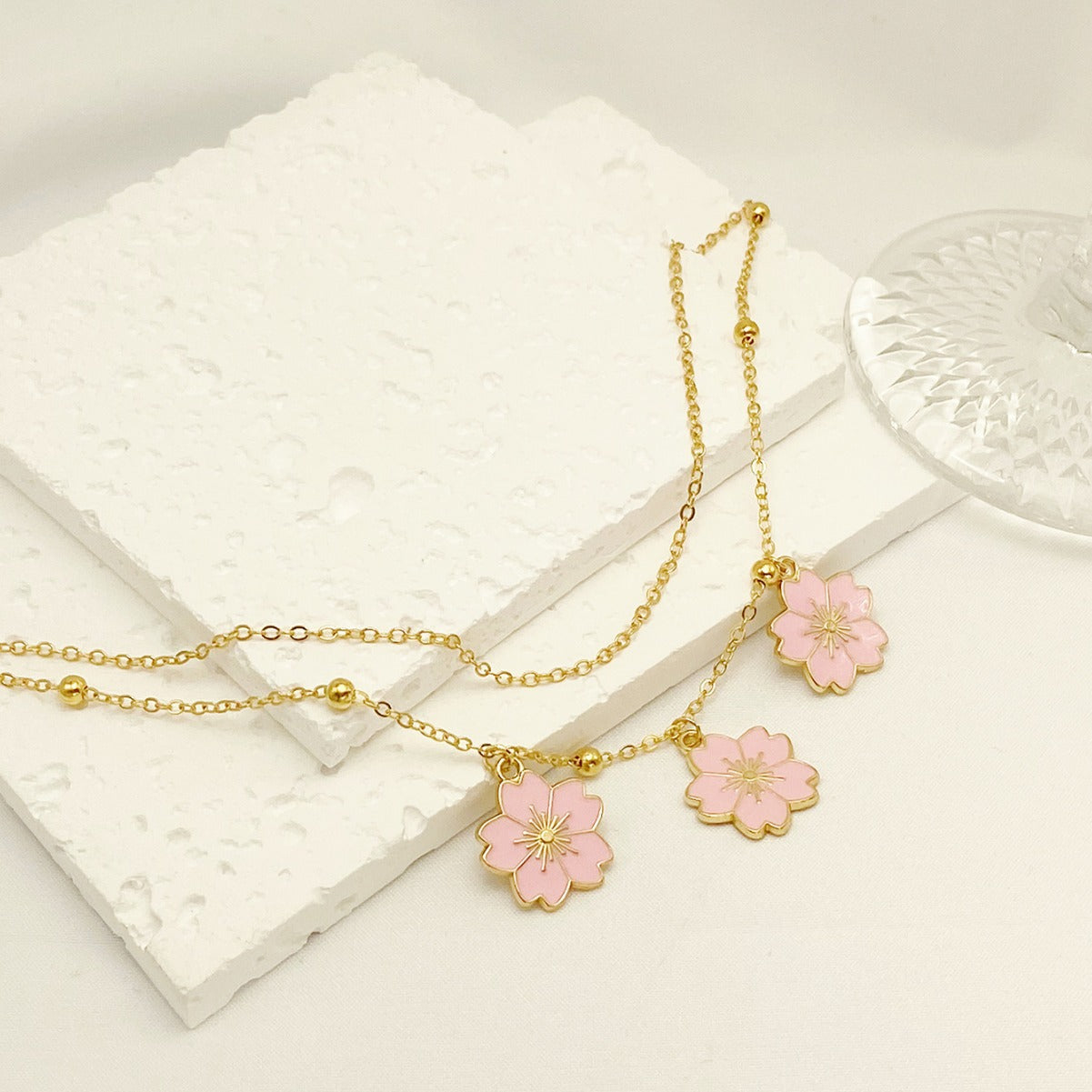 Flower Pendant Anklet