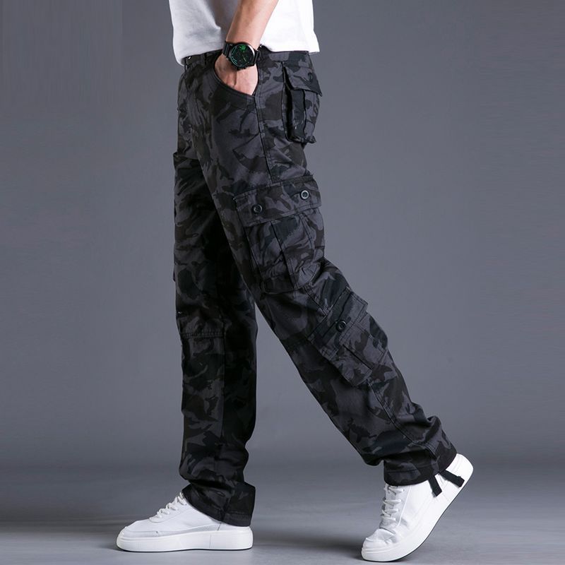 Men's Straight Camouflage Pants