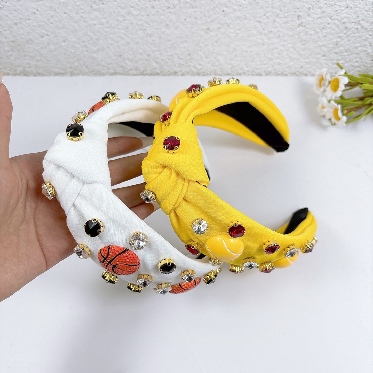 Sports Rhinestone Headband