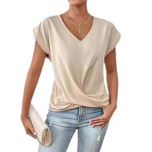 Casual  Knot Top