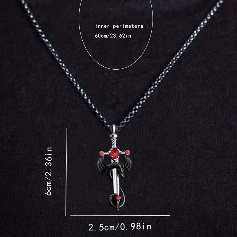 Dragon Sword Stainless Steel Necklace