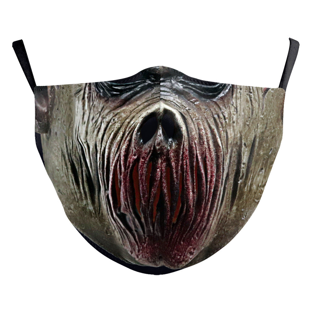 Halloween Double-layer Dust Mask