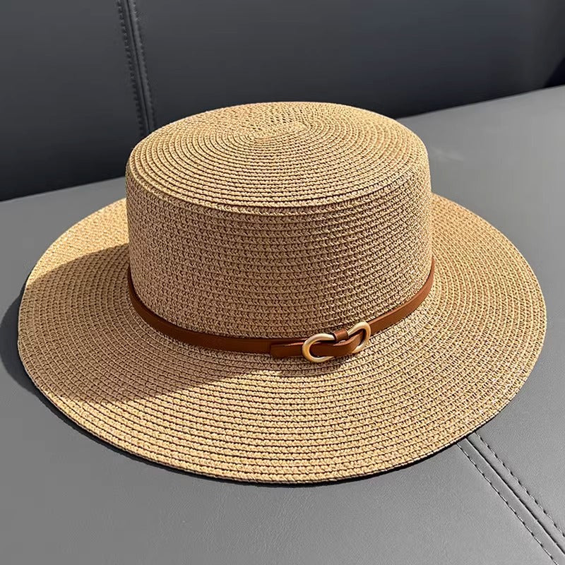 Flat Straw Hat