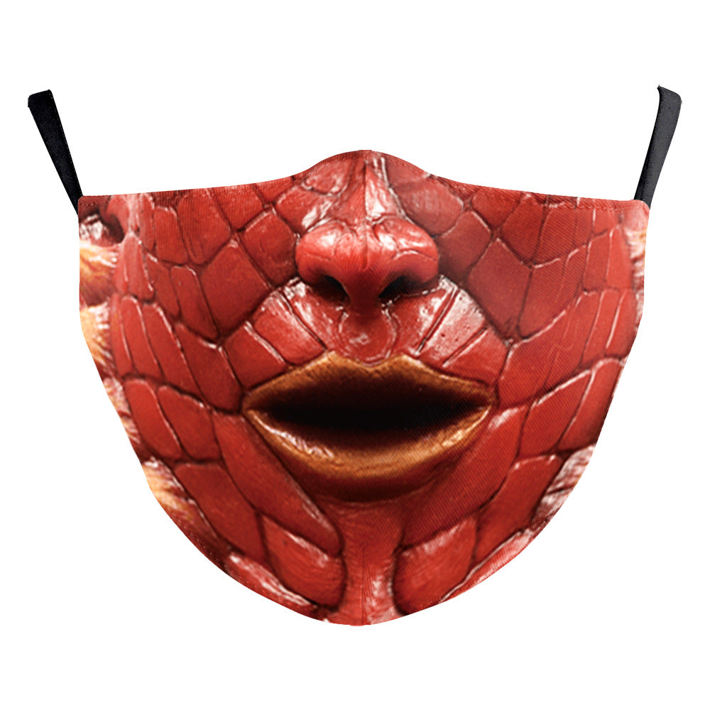 Halloween Double-layer Dust Mask