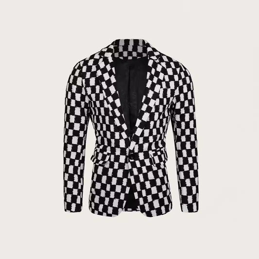 Houndstooth Leisure Suit