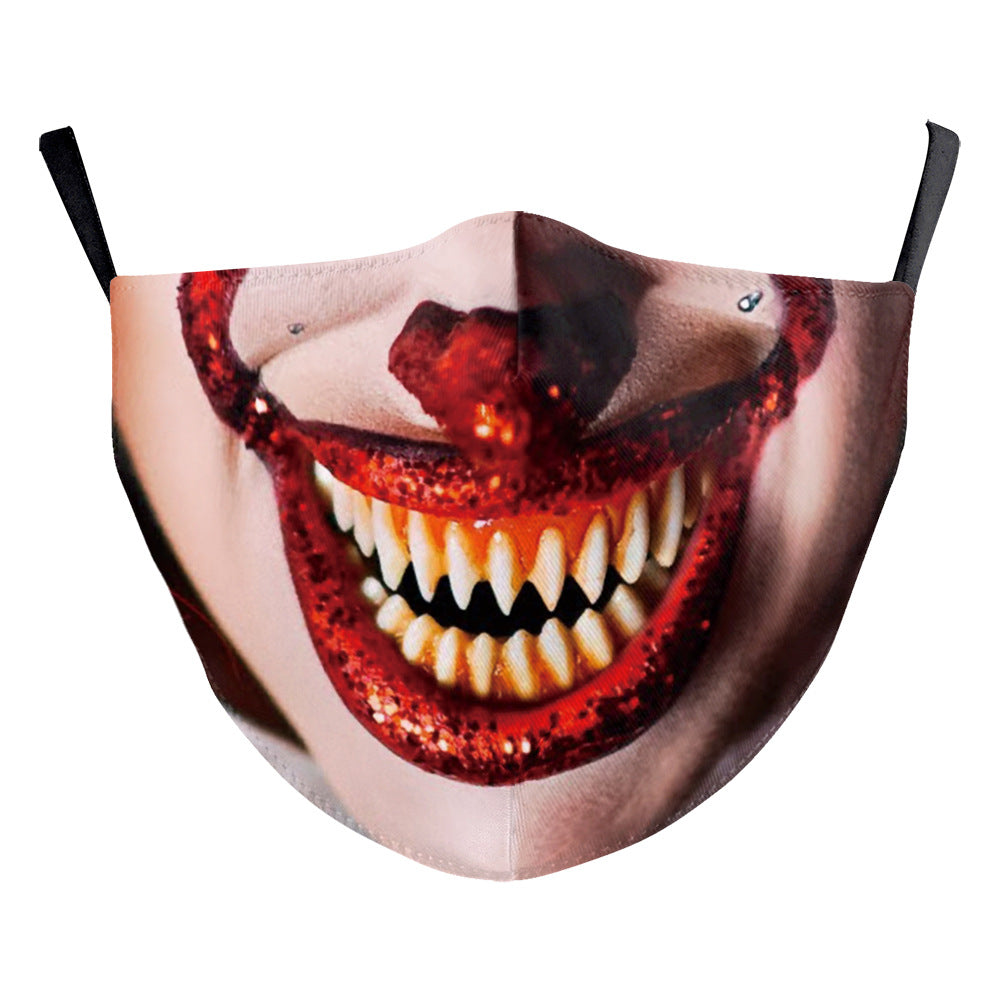 Halloween Double-layer Dust Mask