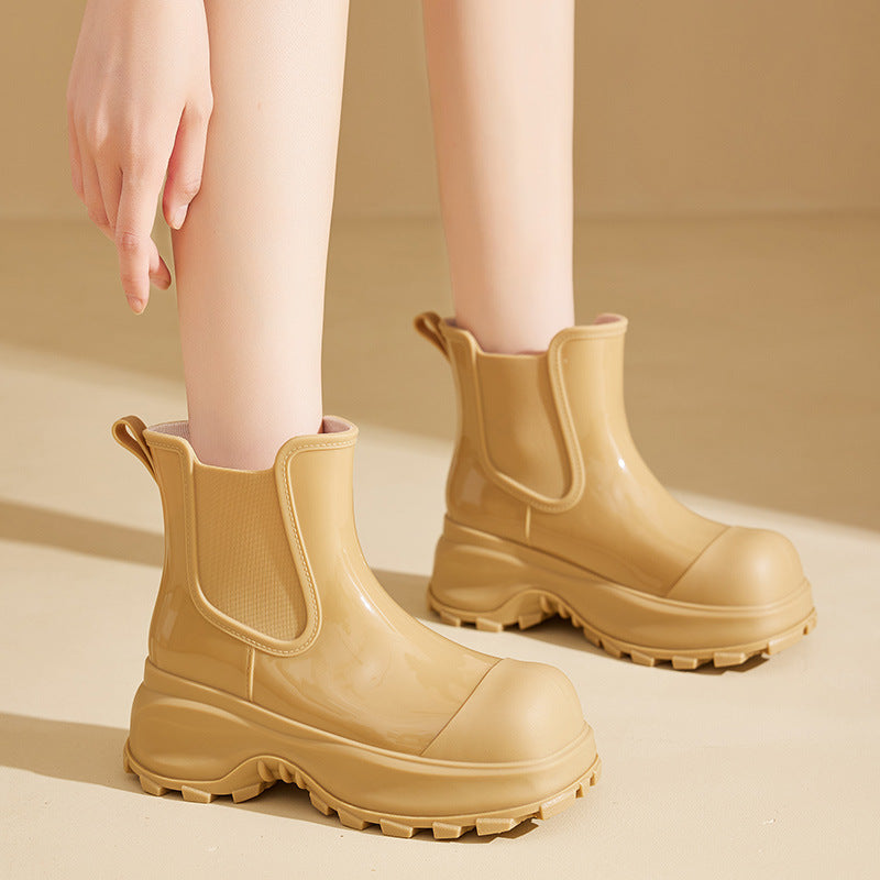 Korean Style Thick-soled Rain Boots