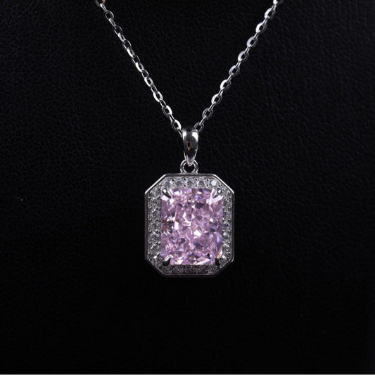 Ice Flower Cut Zircon Necklace