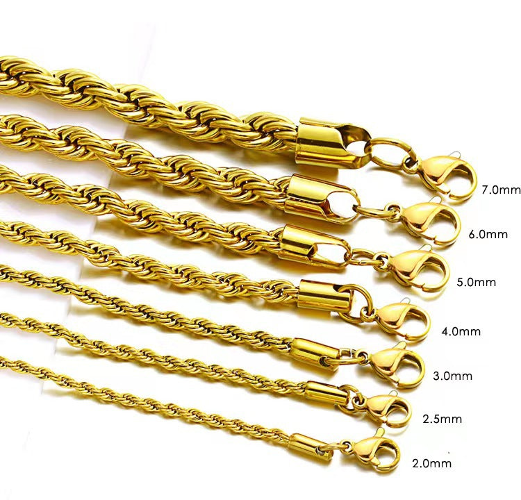 Stainless Steel Twist Chain