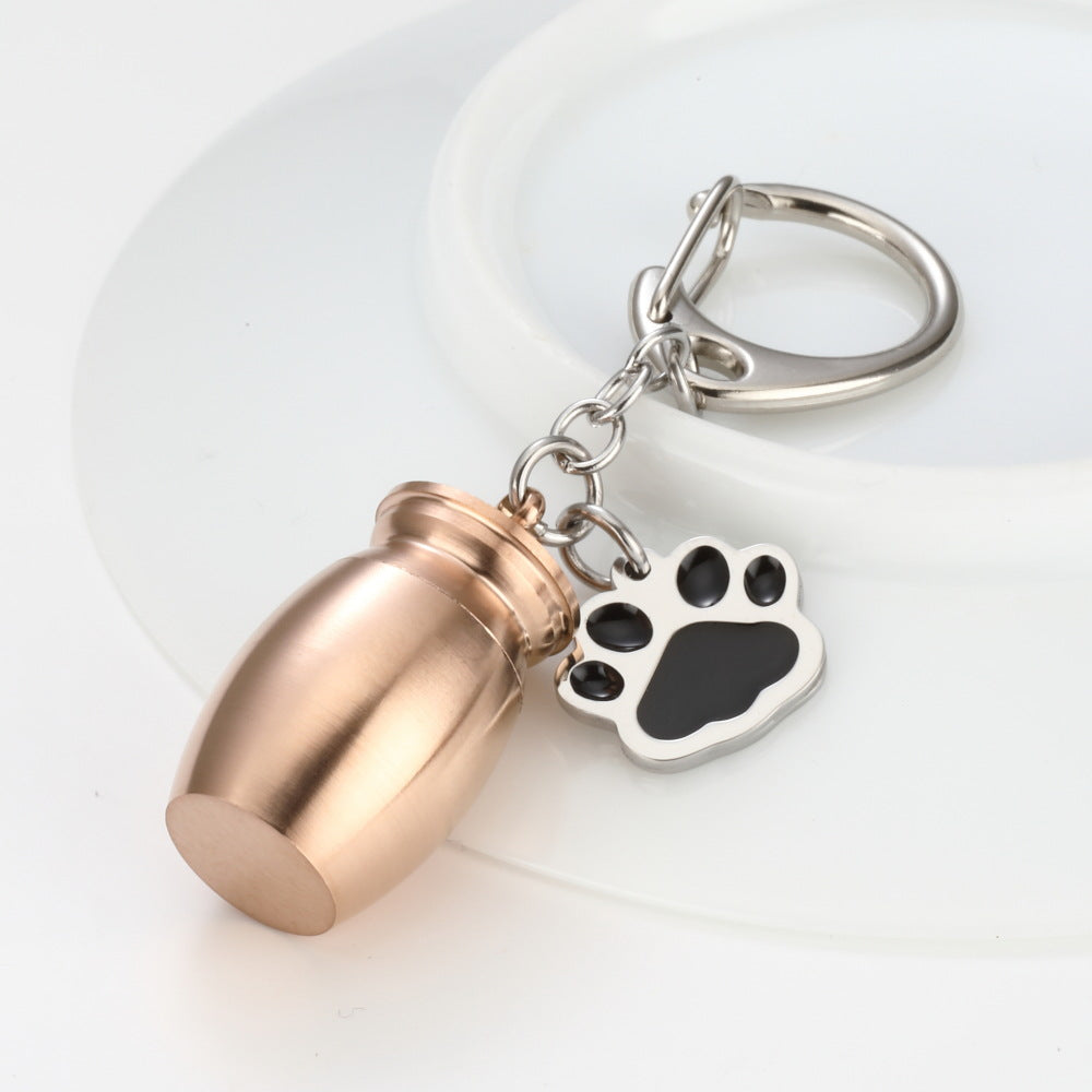 Pet Urn Bottle Keychain